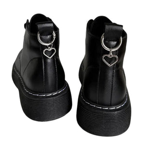 Heart Pendant Boot Charms