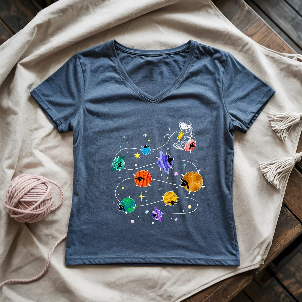 Knitronaunt Lady V-neck