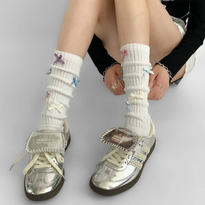 Sweet Dress Code Bow Socks