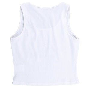 Las Vegas Rhinestone Ribbed Tank