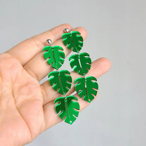 Monstera Leaves Earrings