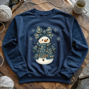 Snowman Crocheter Sweatshirt