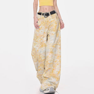 Lemon Swirl Baggy Pants