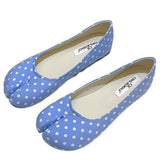 Polka Dot Tabi Ballet Flats