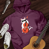 Cat Playing Cello Hoodie