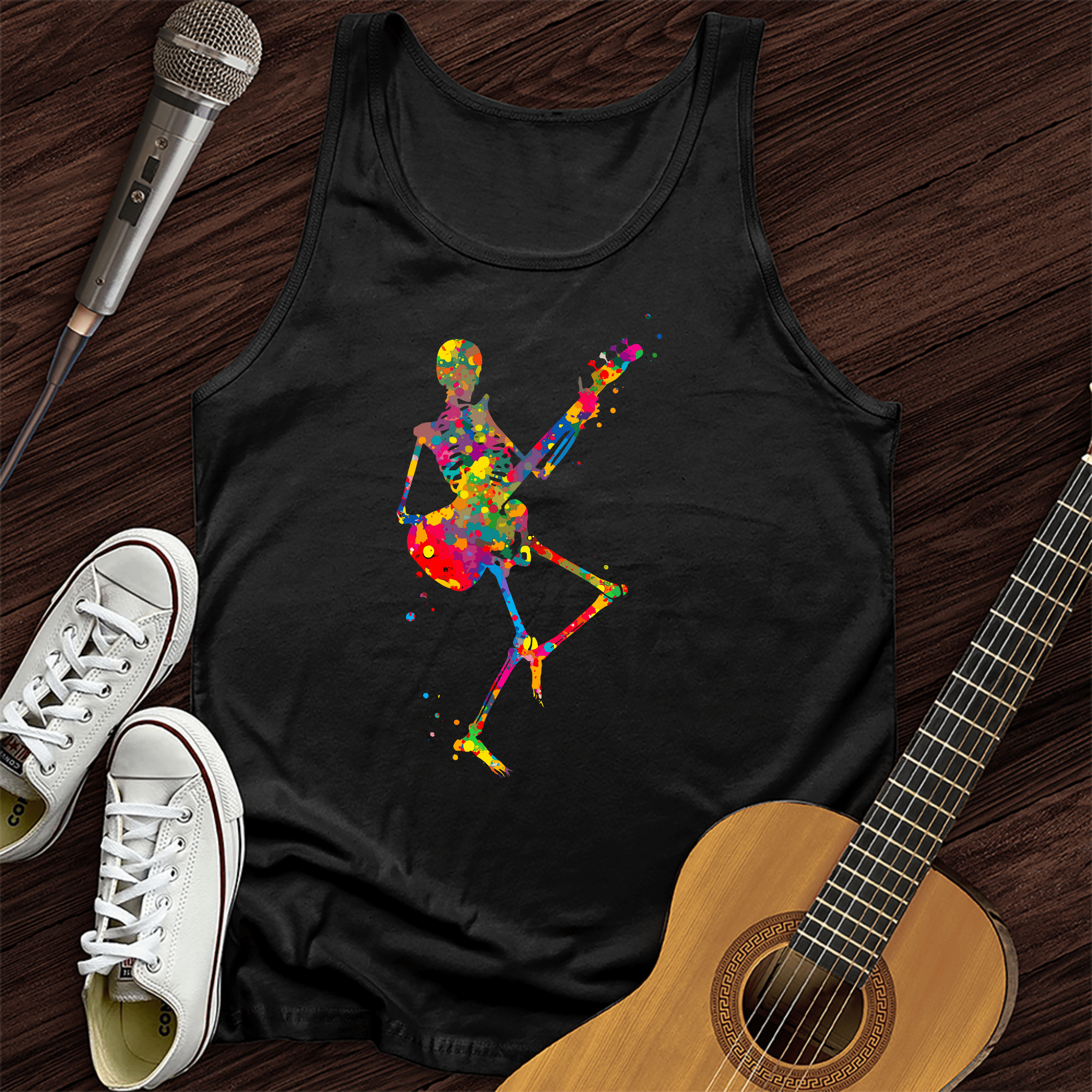 Colorful Souls Guitar Tank Top
