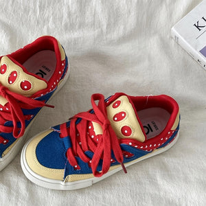 Red Polka Dot Skater Sneakers
