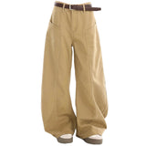 Skater Girl Baggy Denim Pants