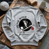 Crochet Stitch Witch Sweatshirt