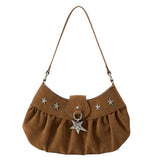 Star Charm Dumpling Shoulder Bag