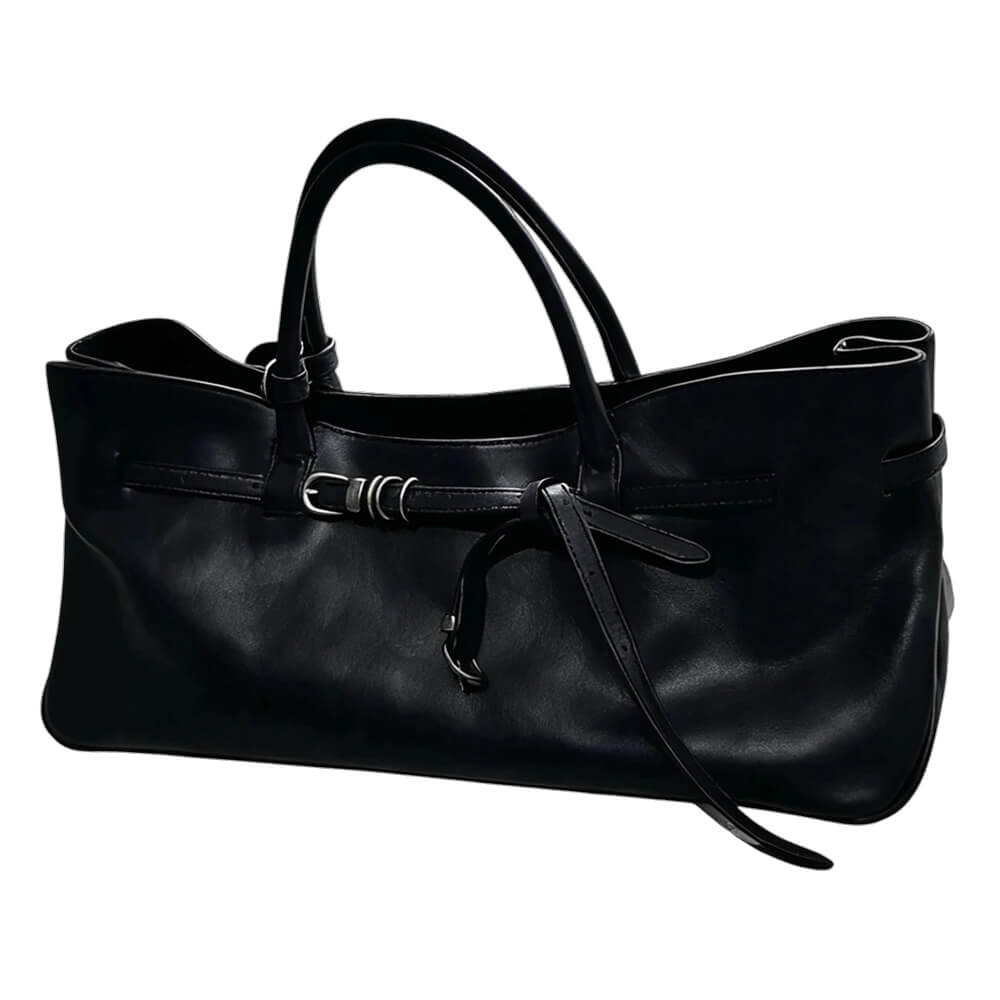 Avenue Montaigne Structured Belted Tote Bag