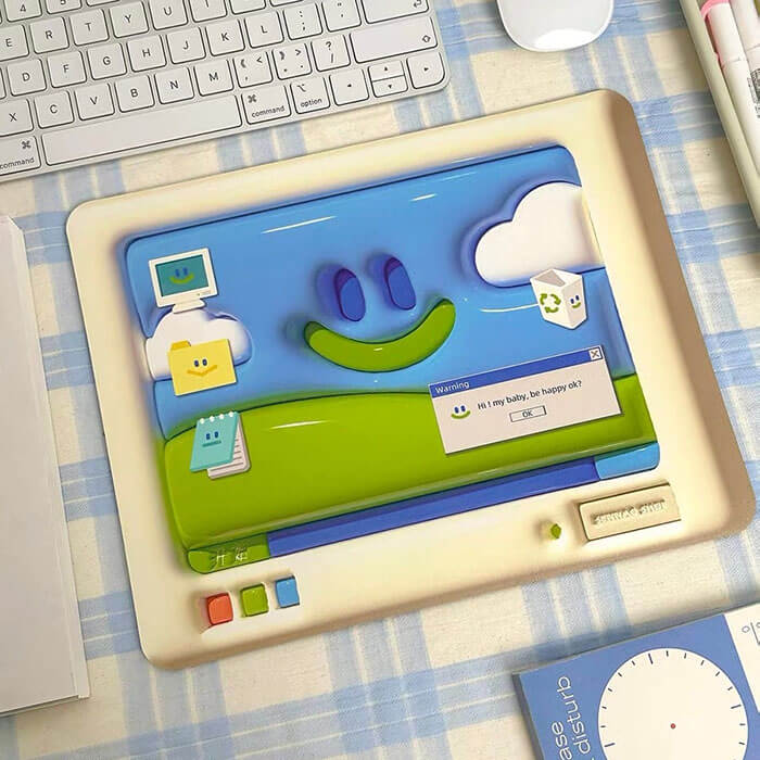Nostalgic Windows XP Smile Mouse Mat