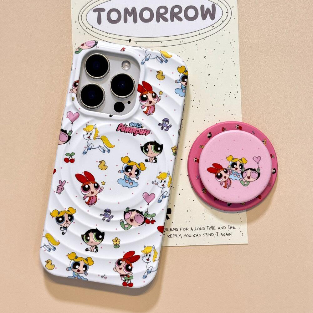 Y2K Cartoon iPhone Case with Grip
