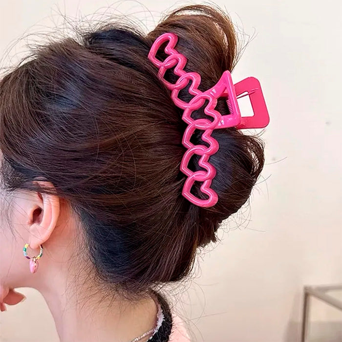 Y2K Hearts Hair Claw