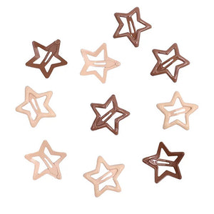 Y2K Pastel Star Hair Clips Set