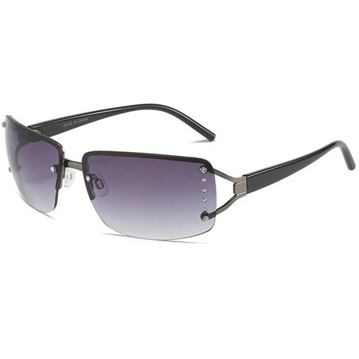 Y2K Rectangle Rimless Glasses