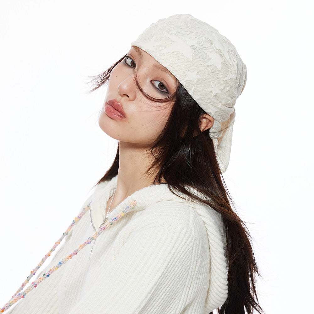 Y2K Star Print Bandana Headscarf