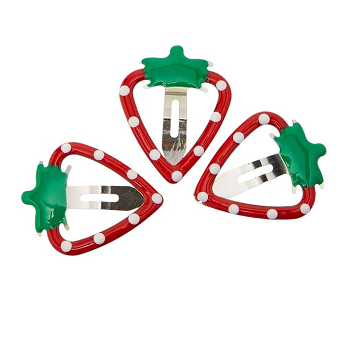 Y2K Strawberry Hair Clips Set