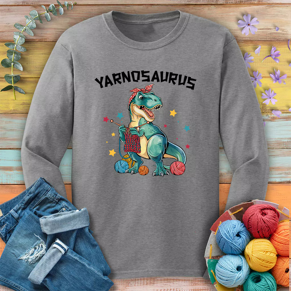 Yarnosaurus Long Sleeve T-shirt